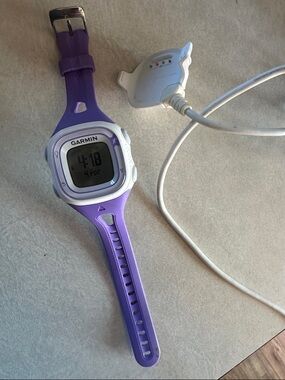 Garmin Purple and White Fitness GPS Watch